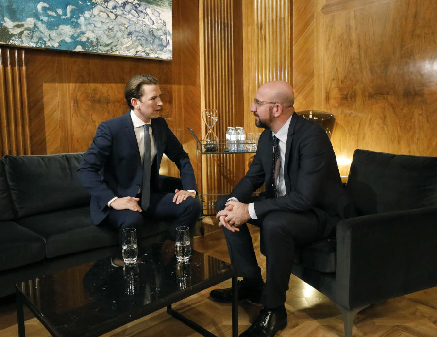 Sebastian Kurz, Charles Michel